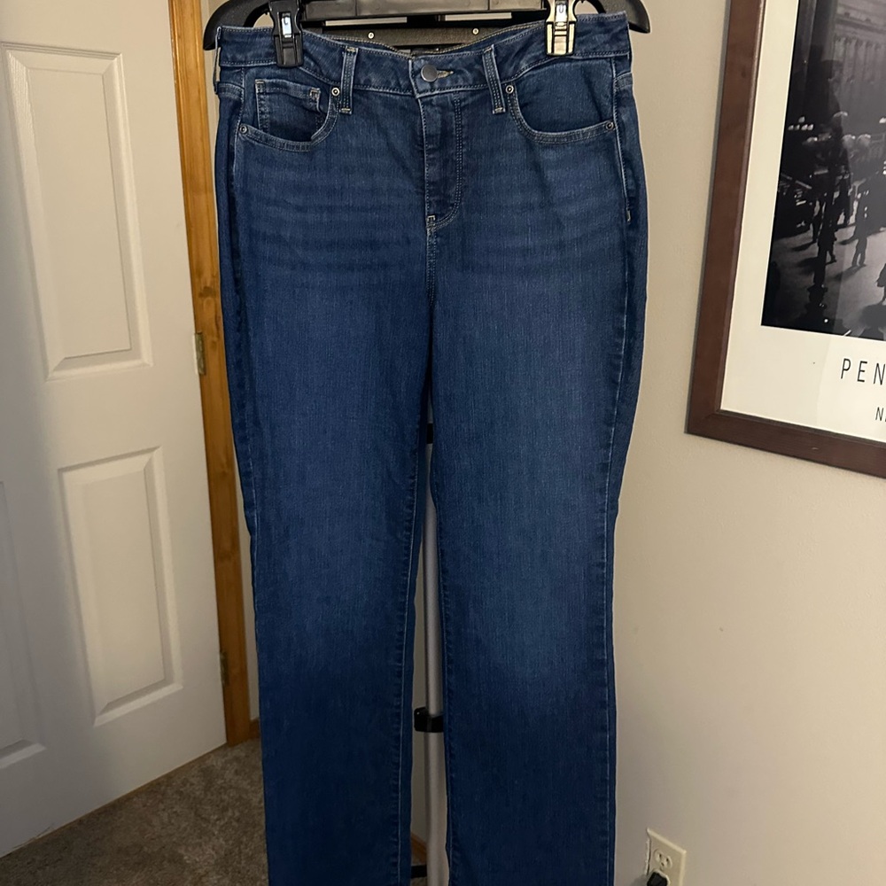 NYDJ Straight Leg Blue Jeans